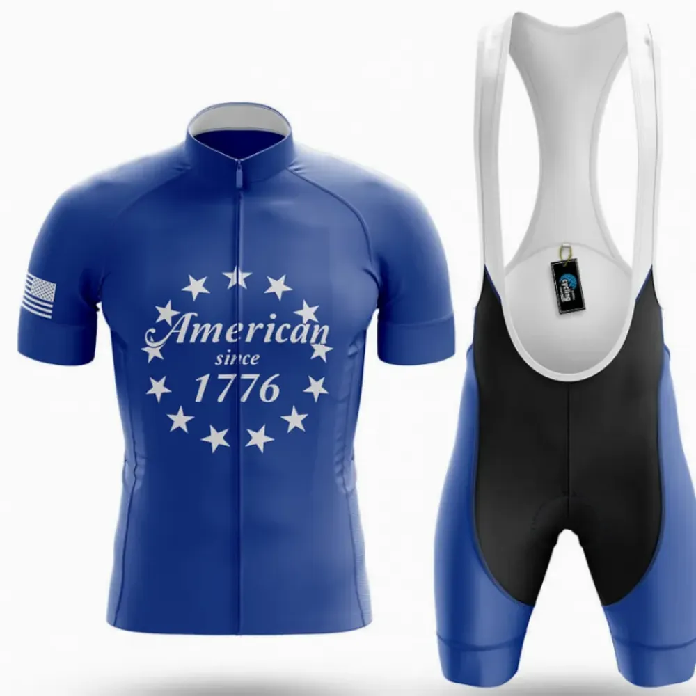 American Since 1776 Cycling Kit Blue/White/Black