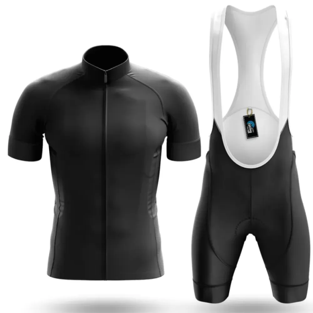 Cycling Kit Basic Black Full Set White/Black/Silver