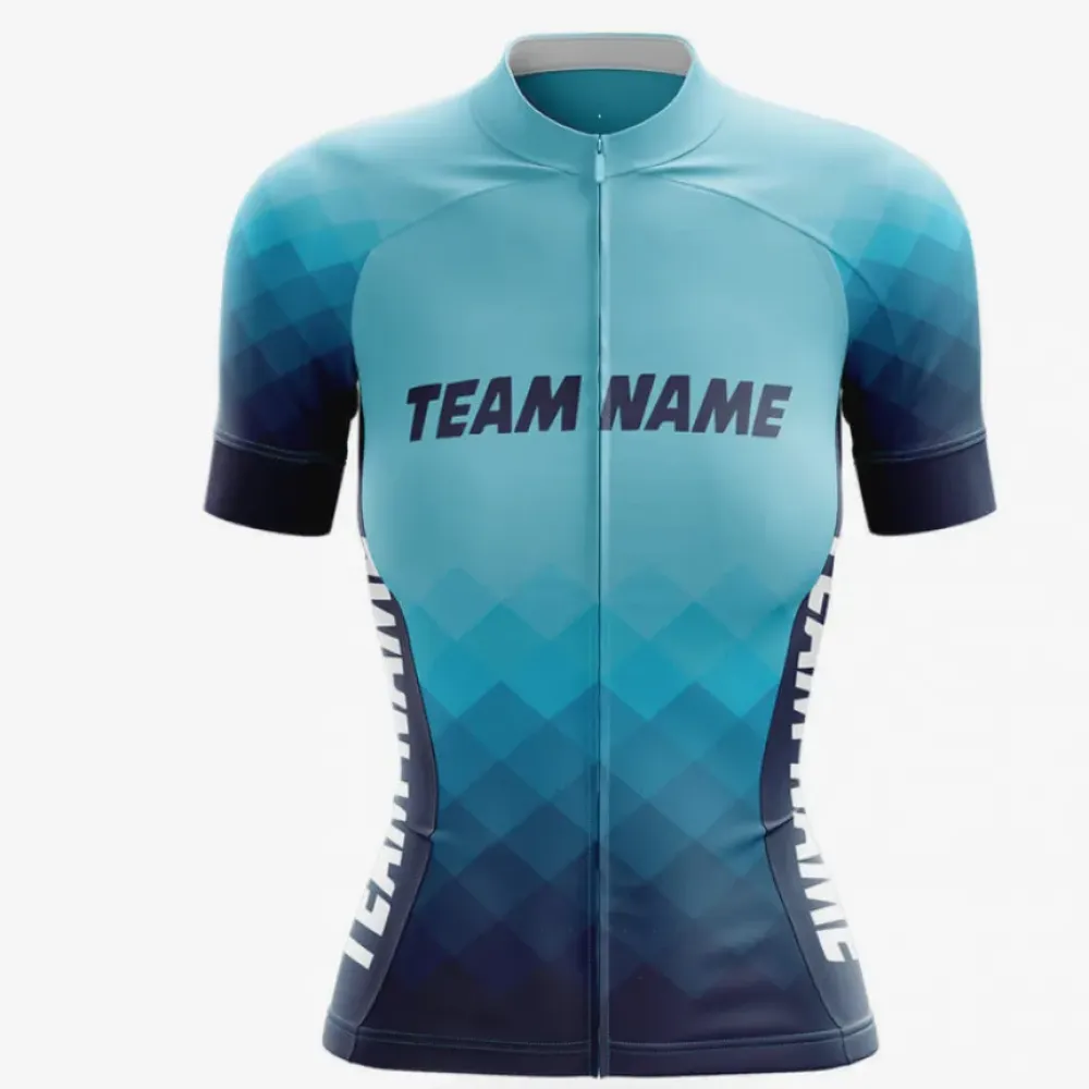 Custom Team Name M15 Geometric Pattern Teal/Black/White