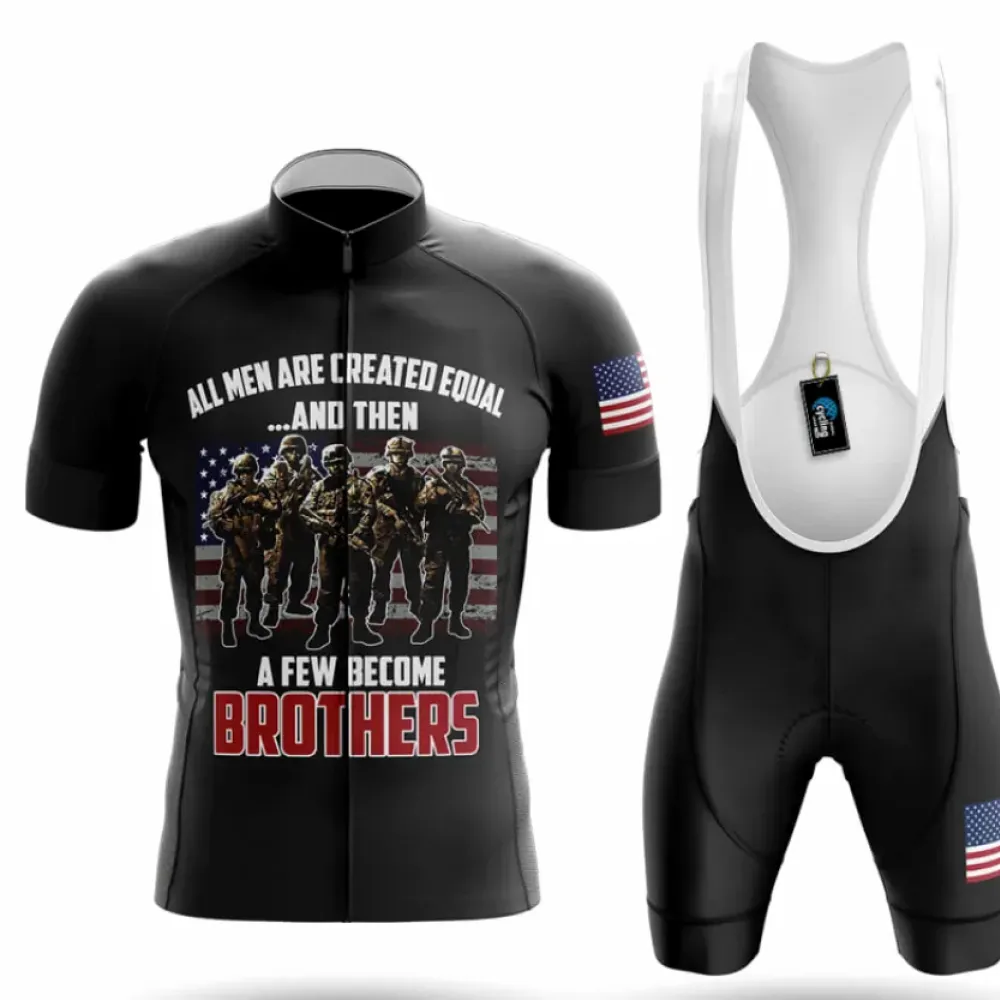 Brotherhood Cycling Kit American Pride Black/Red/White