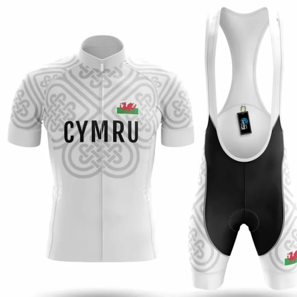 Cymru S13 Cycling Kit Full Set White/Black/Grey