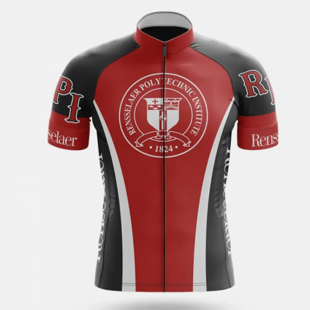 Rensselaer Polytechnic Institute Cycling Jersey Classic Red/Black/White