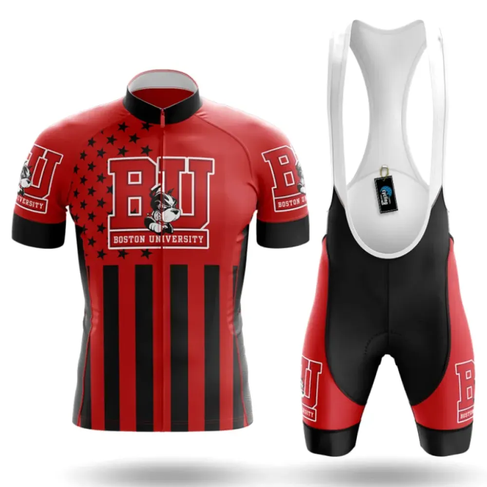 Boston University USA Cycling Kit Full Set Red/Black/White