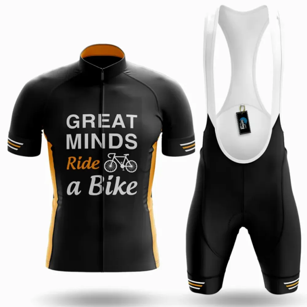 Cycling Kit Great Minds Black/Orange/White