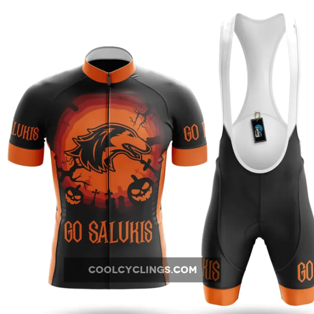 Southern Illinois University Carbondale Cycling Kit Halloween Black/Orange/Brown