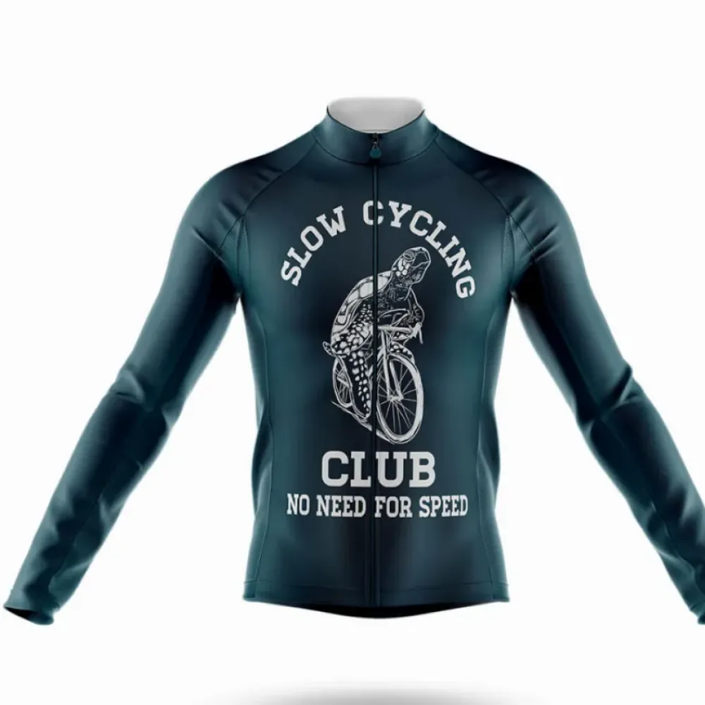 Slow Cycling Club No Need for Speed Navy/Teal/Grey