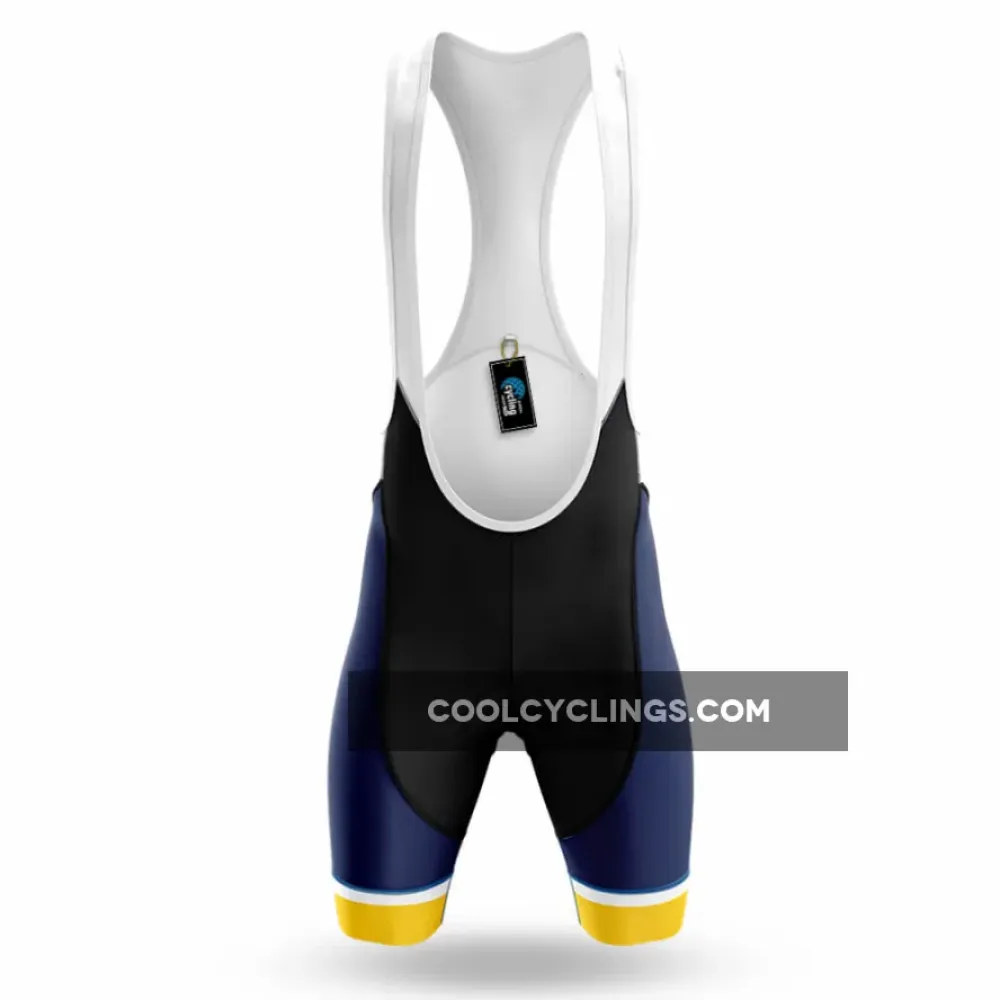 Cycling Bibs Ver.3 Comfortable Navy/Yellow/White