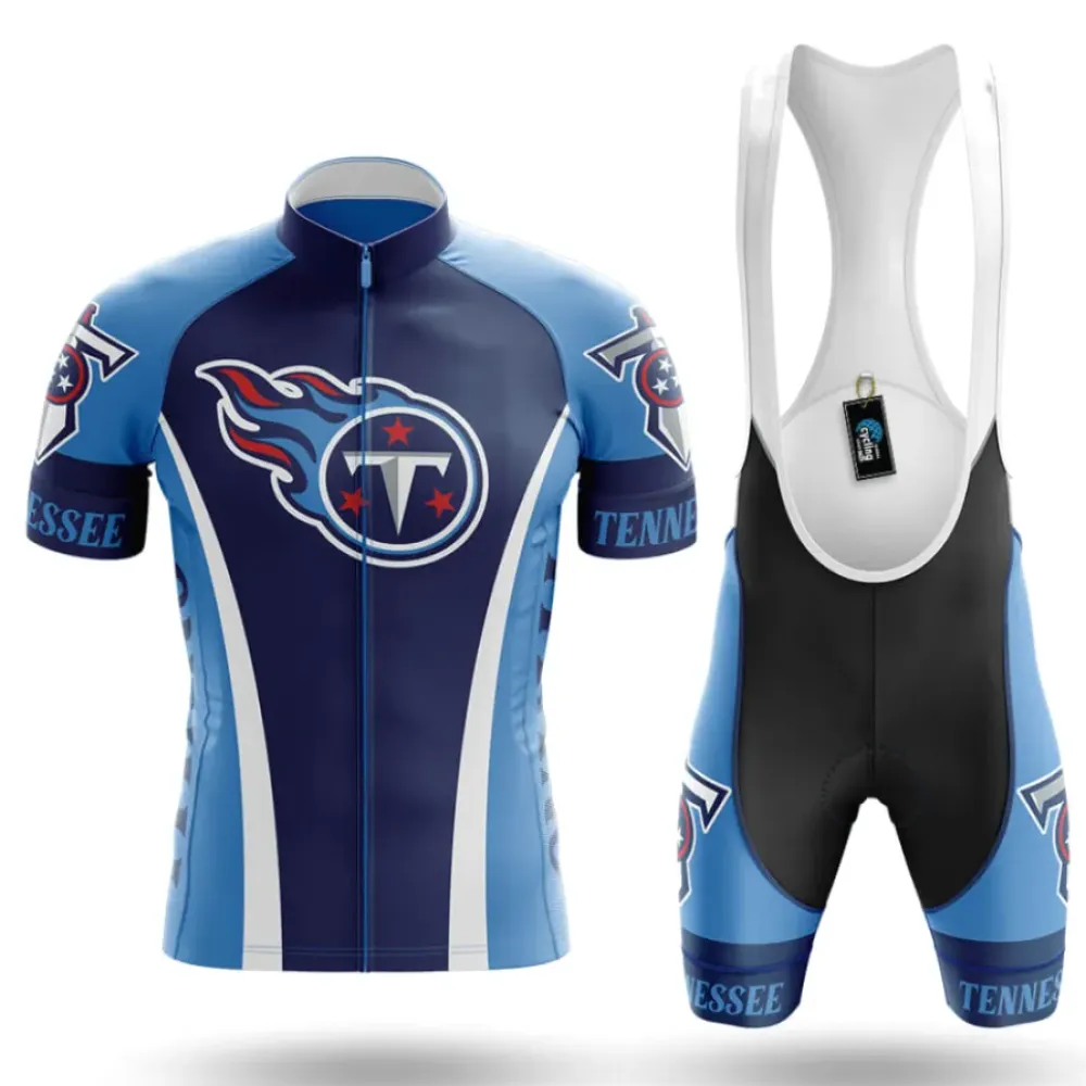 Tennessee Titans Smash and Dash Cycling Kit Blue/Black/White