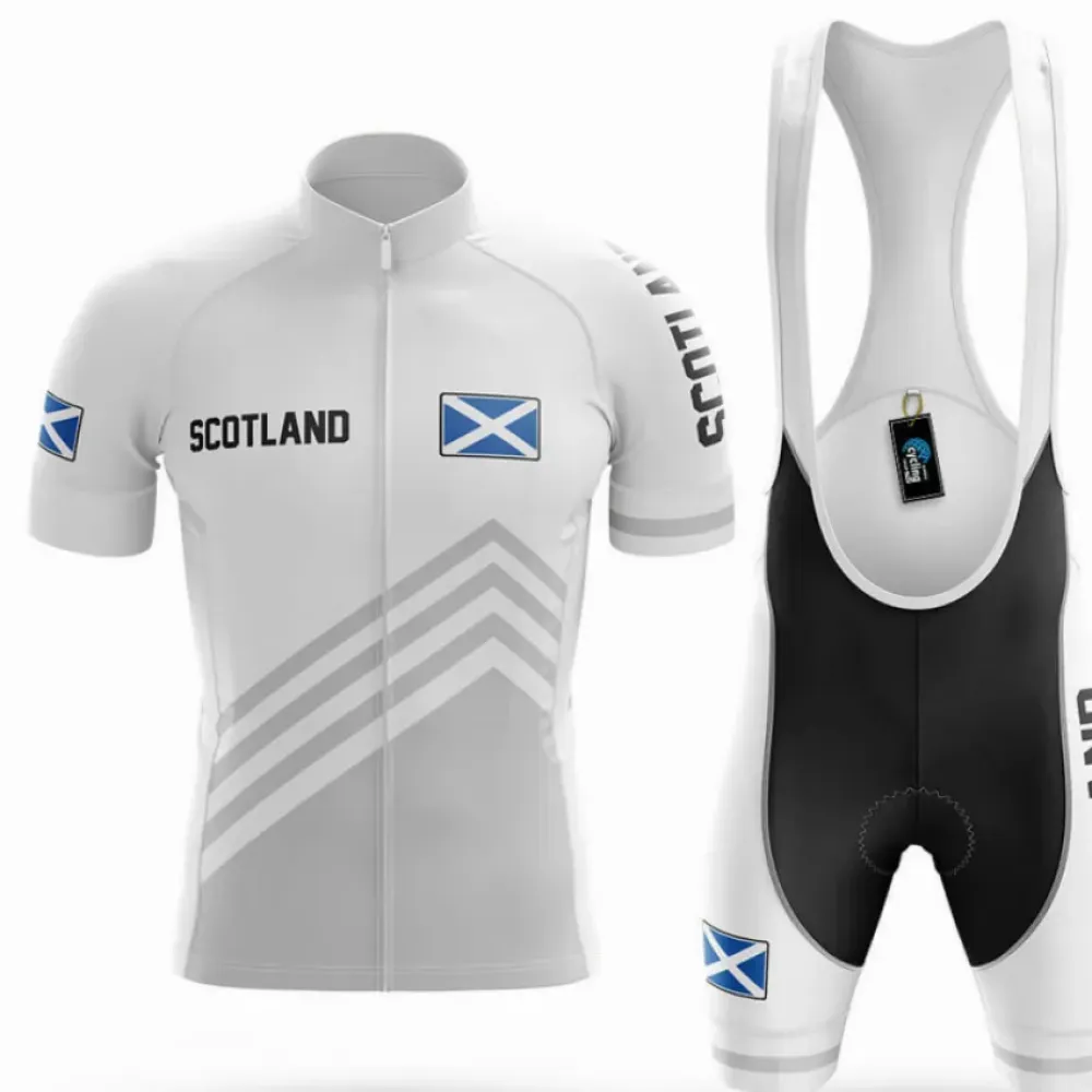 Scotland S5 White Cycling Kit Full Set