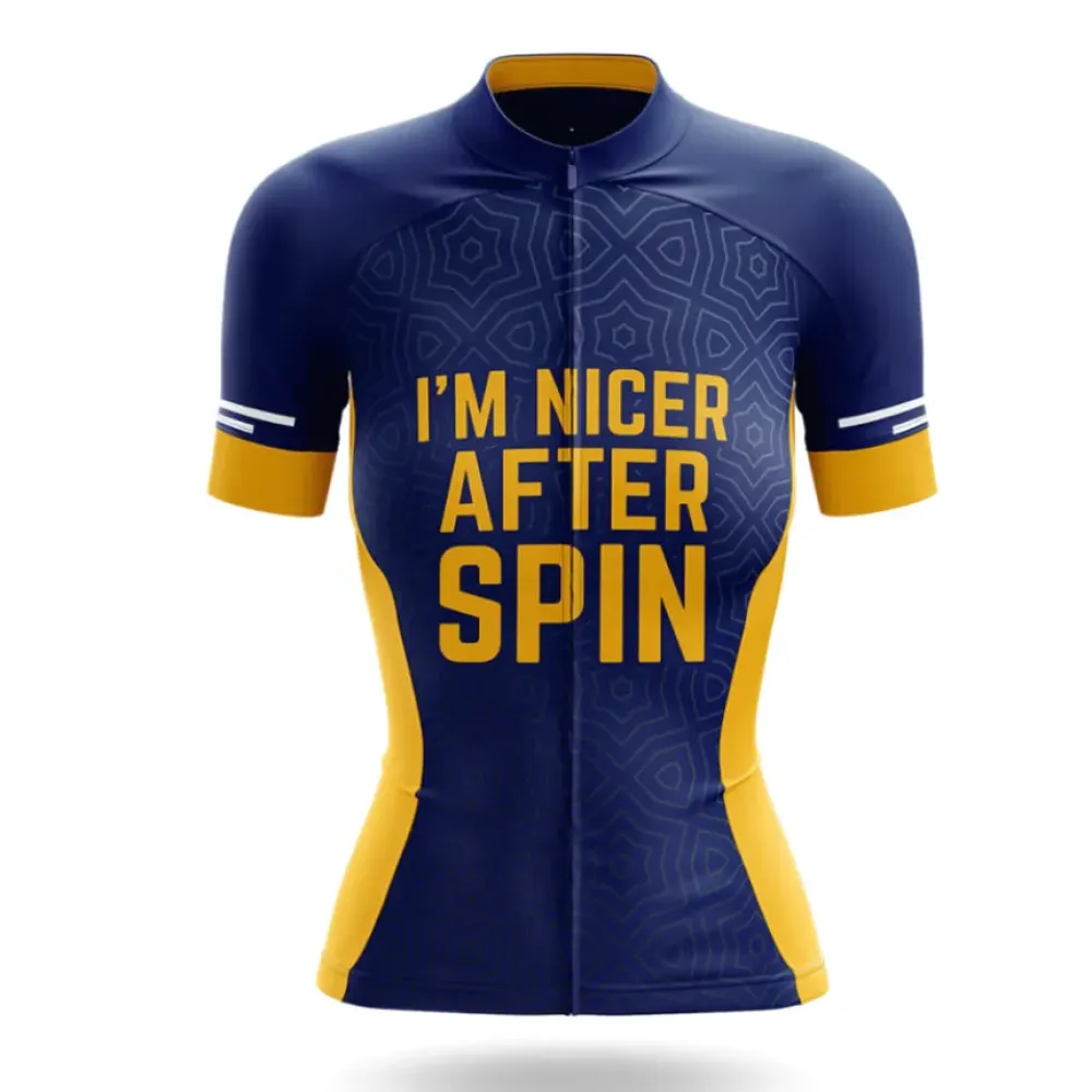 Spin Wear I'm Nicer Navy/Yellow/Gold