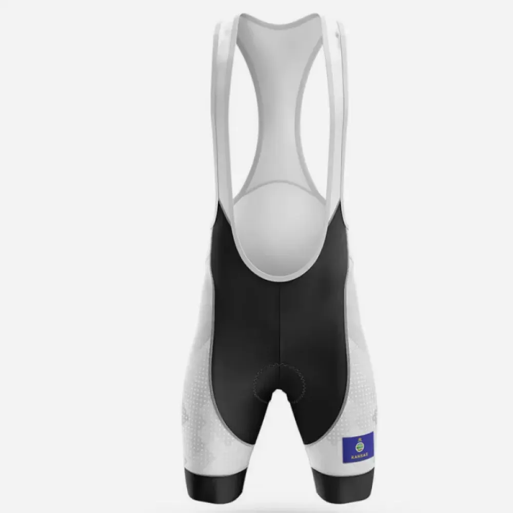 Kansas Cycling Bibs Ver.2 Breathable White/Black/Grey