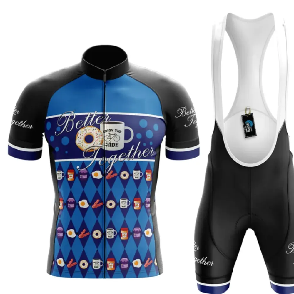 Better Together Cycling Kit Breakfast Blue/Black/White