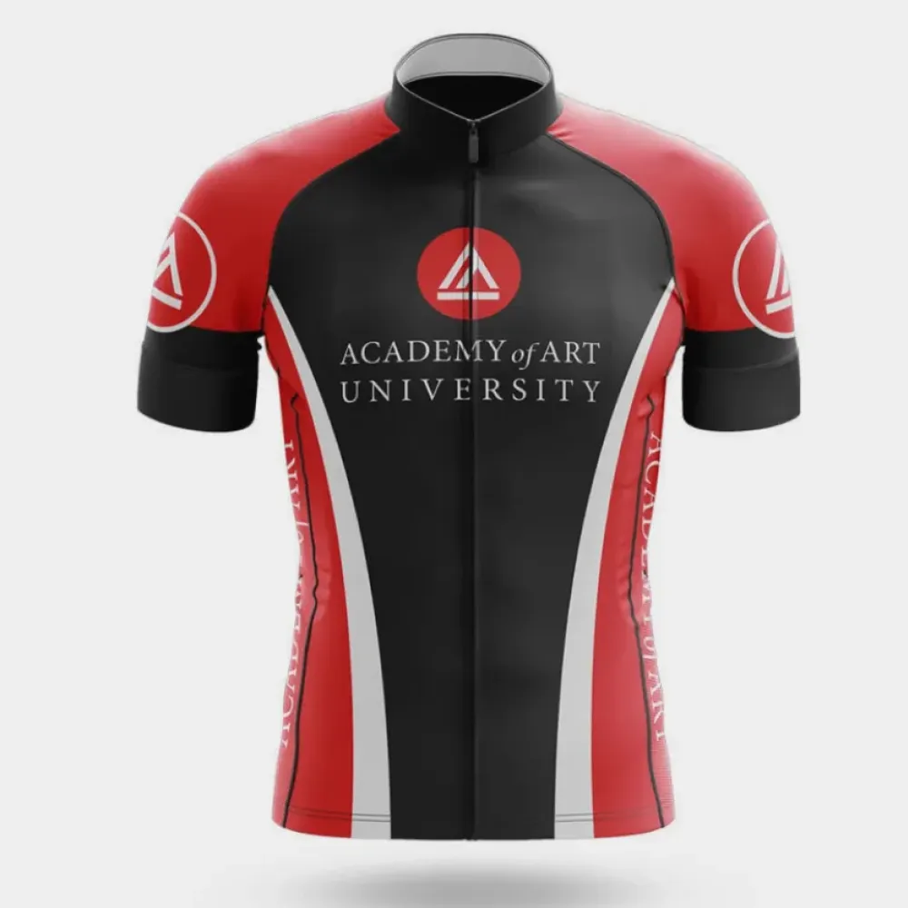 Academy of Art University Cycling Jersey Black/Red/White