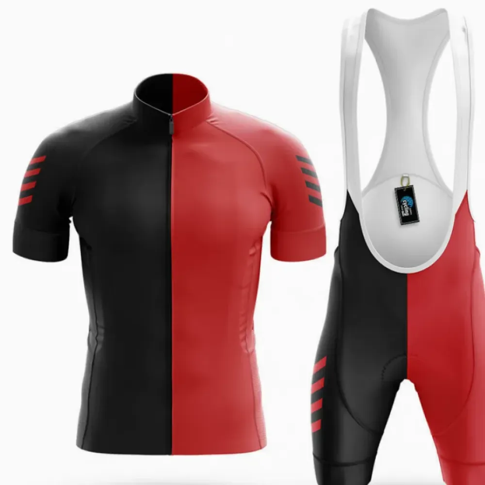 Cycling Kit Breathable Red/Black/White