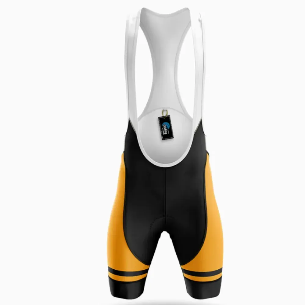 Cycling Bibs Good Mood Yellow/Black/White