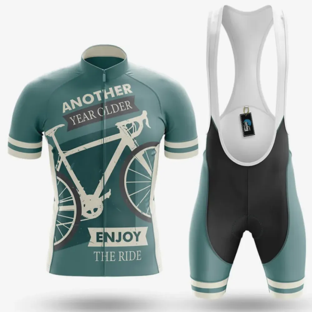 Cycling Kit Another Year Older Teal/Black/White