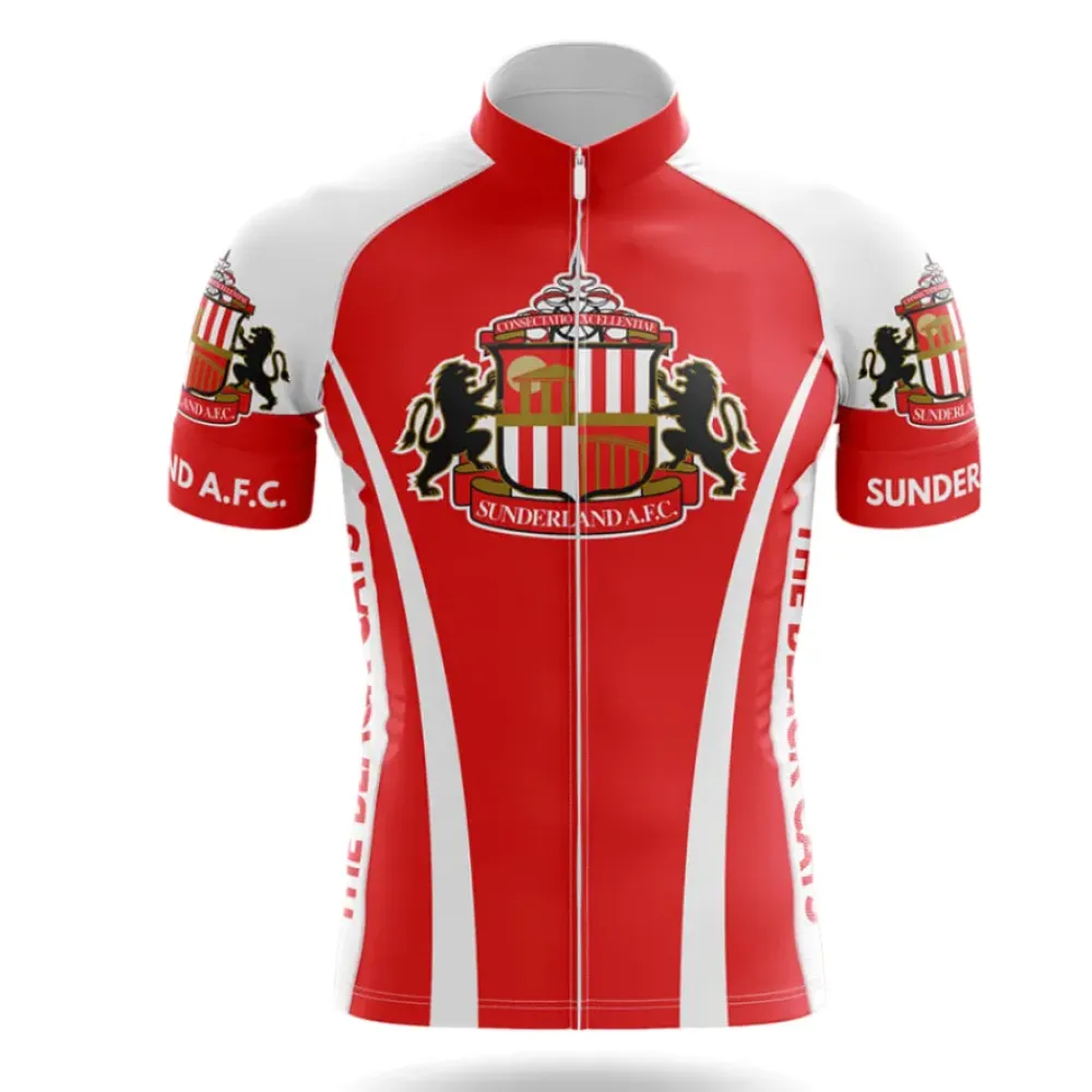 Sunderland AFC Cycling Jersey Classic Crest Red/White/Grey