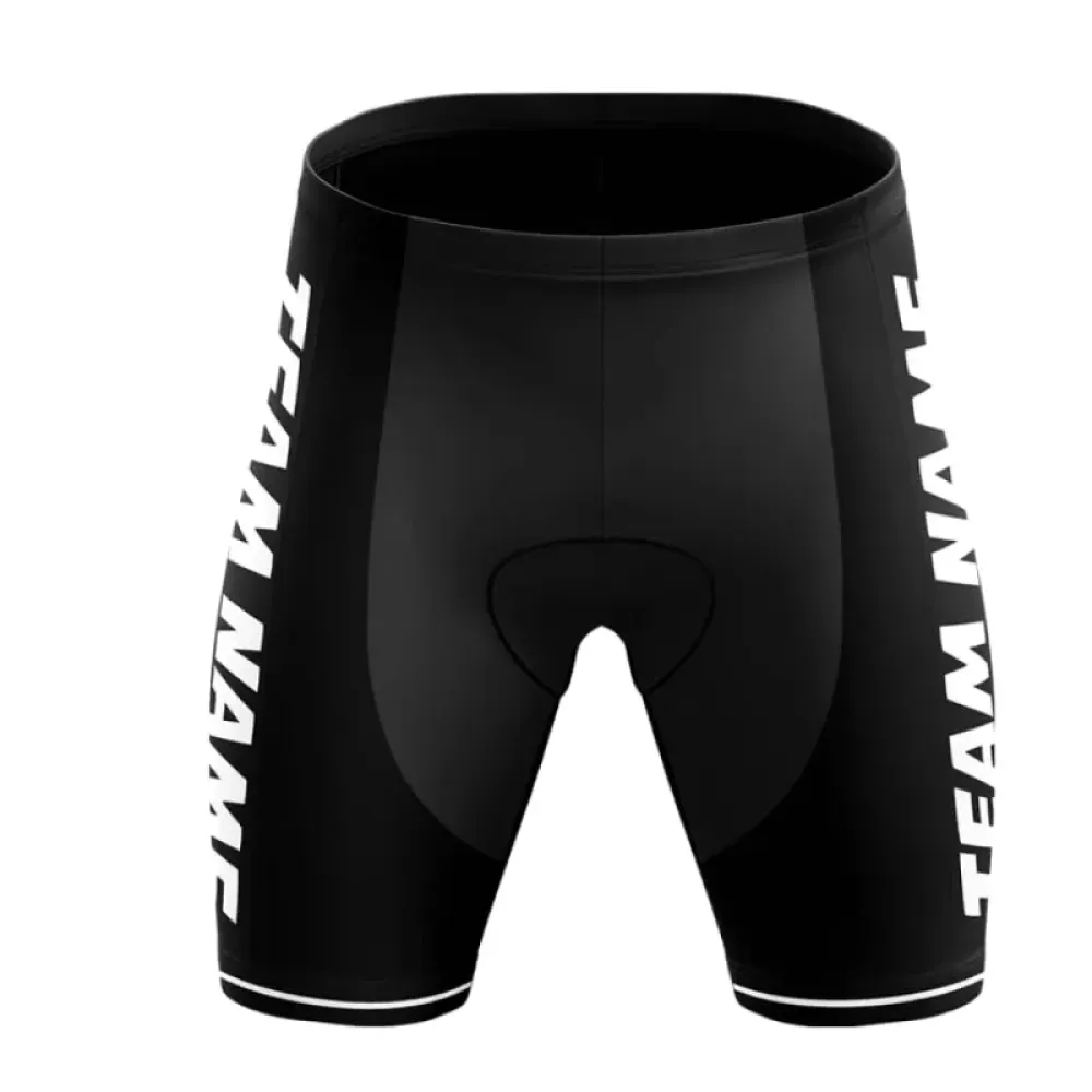 Team Name M27 Cycling Shorts Black/White/Grey