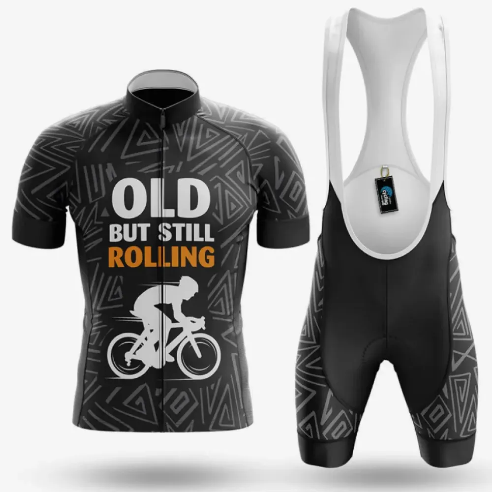 Cycling Kit Old But Still Rolling Black/White/Grey