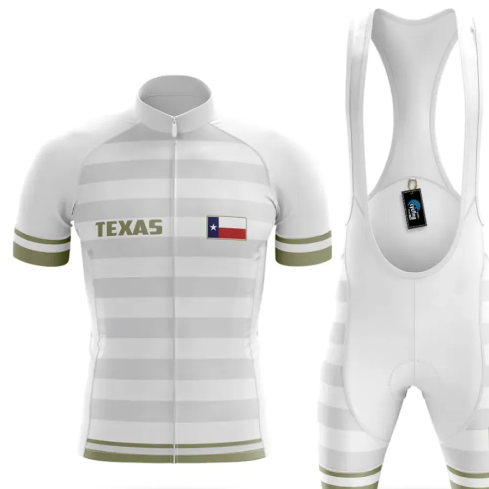 Texas S30 Cycling Kit Full Set White/Grey/Red