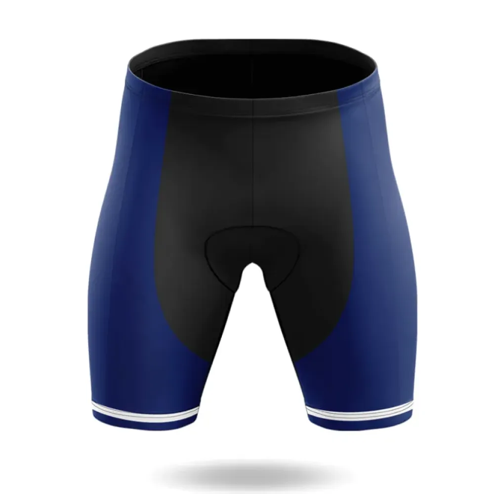 Black Cat Women's Cycling Shorts Blue/Black/White