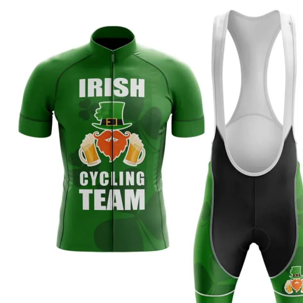 Irish Cycling Team St. Patrick's Day Green/Black/White
