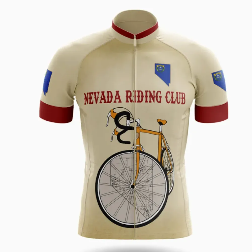 Nevada Riding Club Vintage Bicycle Beige/Red/Blue