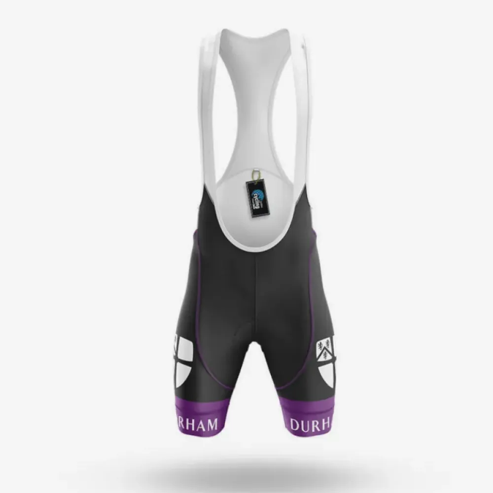 Durham University Cycling Bibs Breathable Black/Purple/White
