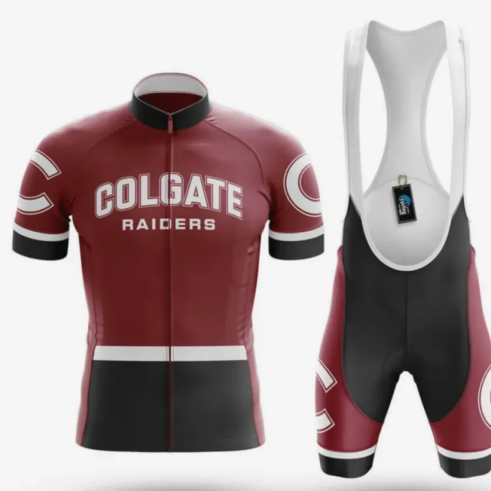 Colgate Raiders Cycling Kit Full Set Maroon/Black/White