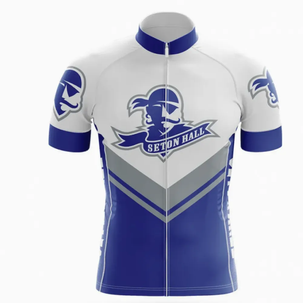 Seton Hall University Cycling Jersey Ver.3 Knight Blue/White/Grey