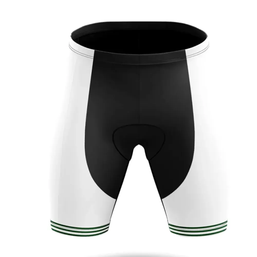 Broccoholic Women's Cycling Shorts White/Green/Black
