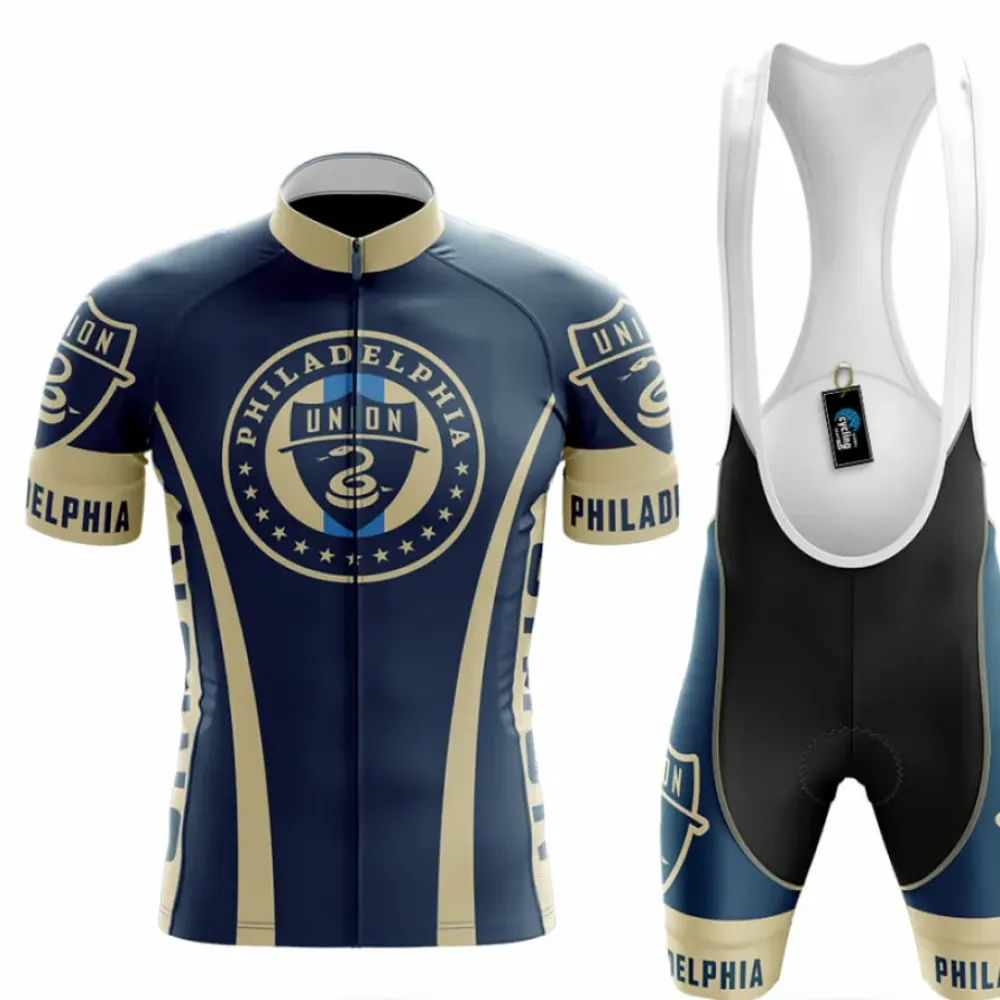 Philadelphia Union Zolos Cycling Kit Full Set Navy/Gold/White