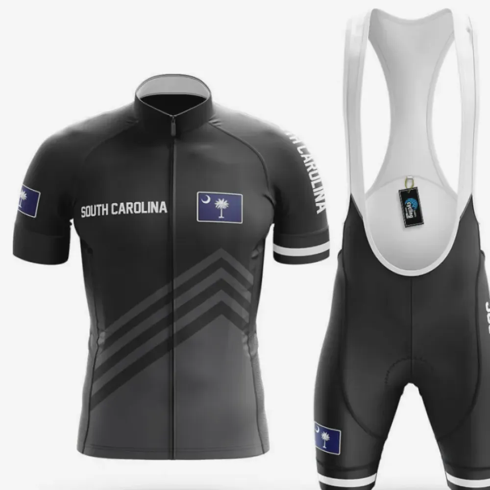 South Carolina S4 Cycling Kit Black/White/Grey