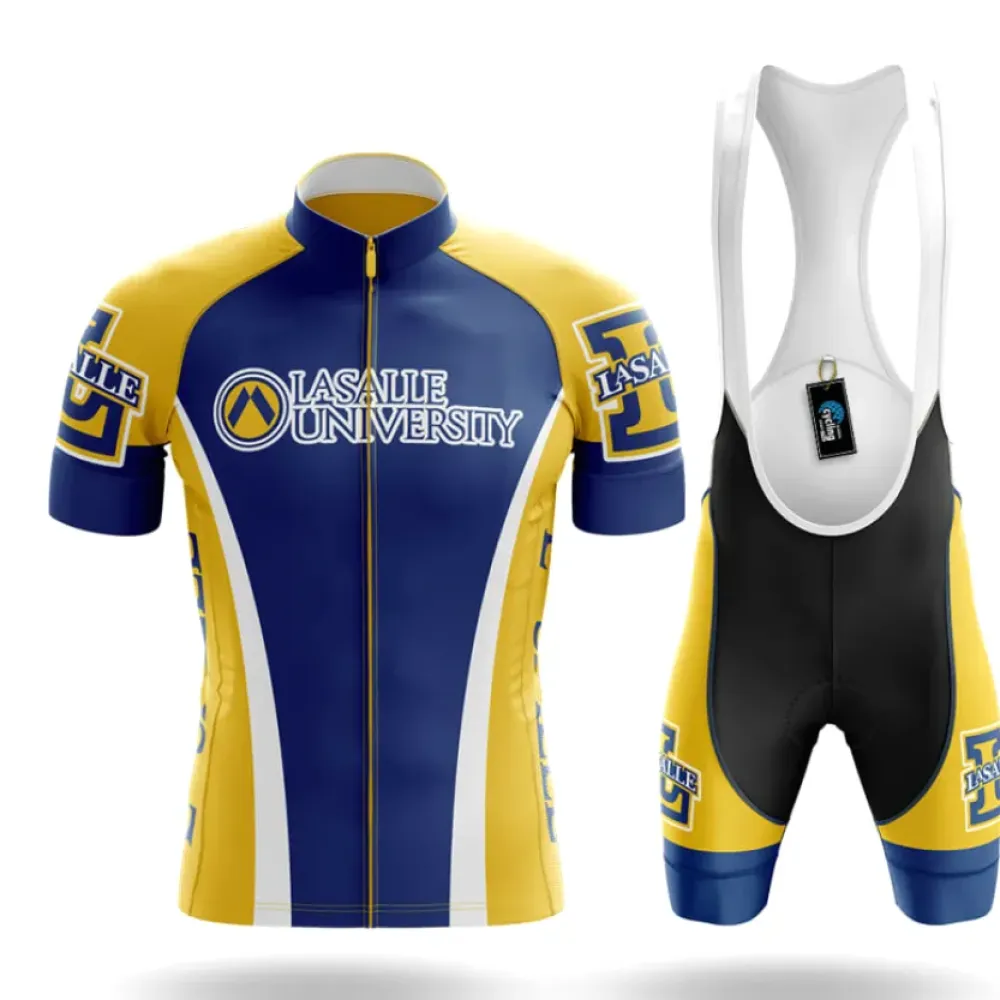 La Salle University Cycling Kit Full Set Blue/Yellow/White