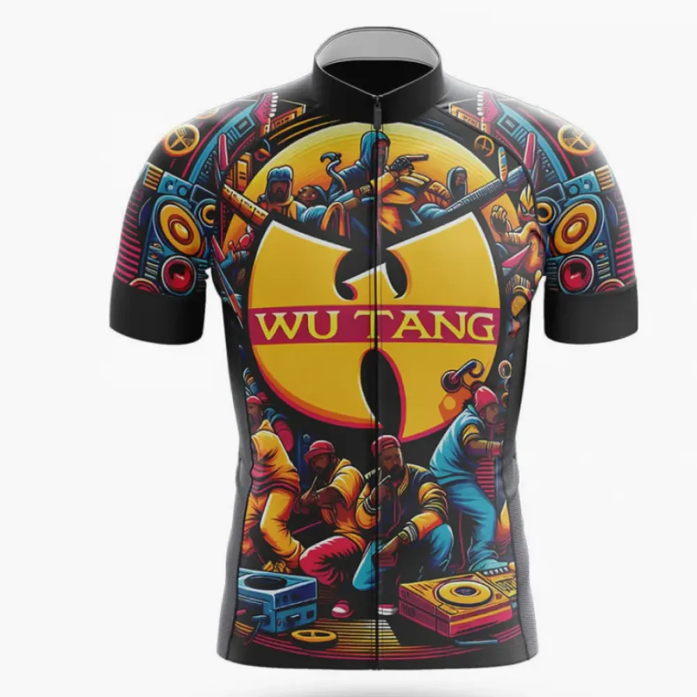 Wu Tang Cycling Jersey Unique Design Yellow/Red/Purple