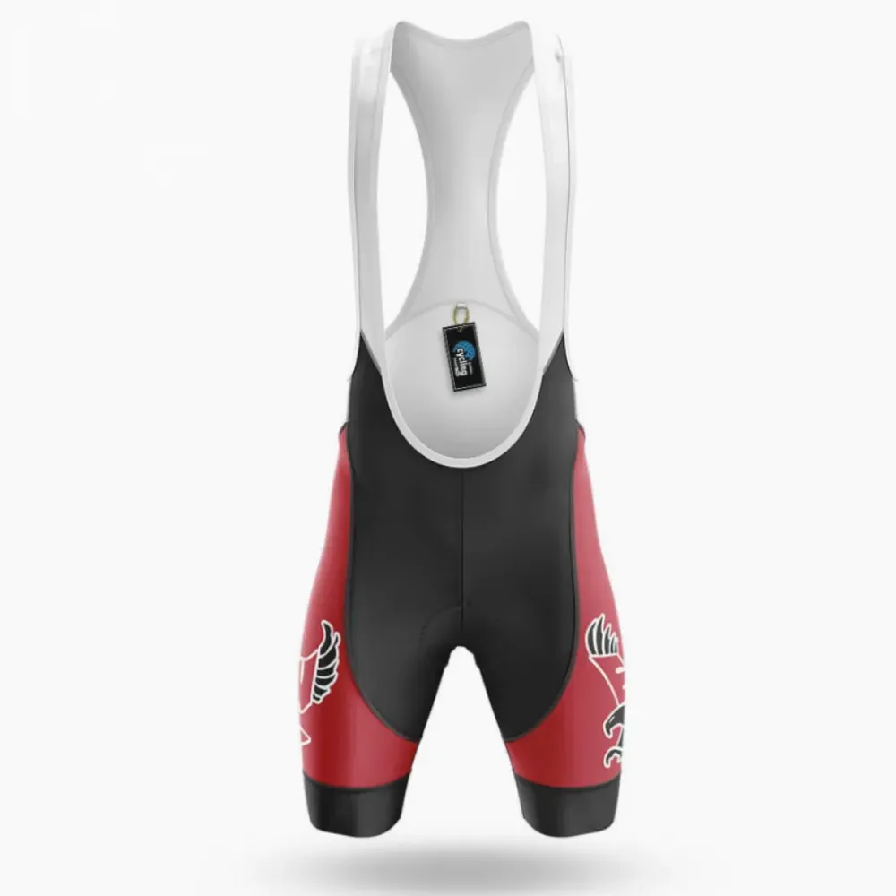 Eastern Washington University Cycling Bibs Eagle Red/Black/White