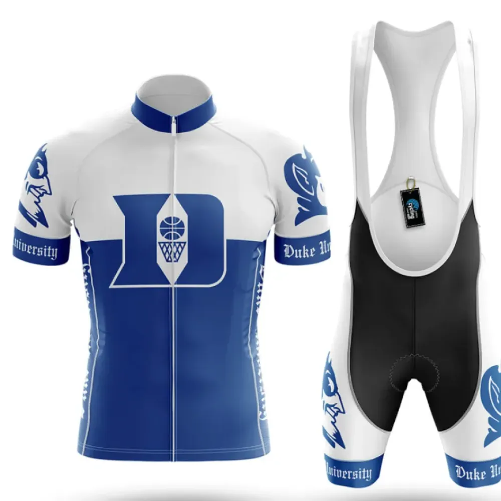 Duke University Cycling Kit Full Set Blue/White/Black