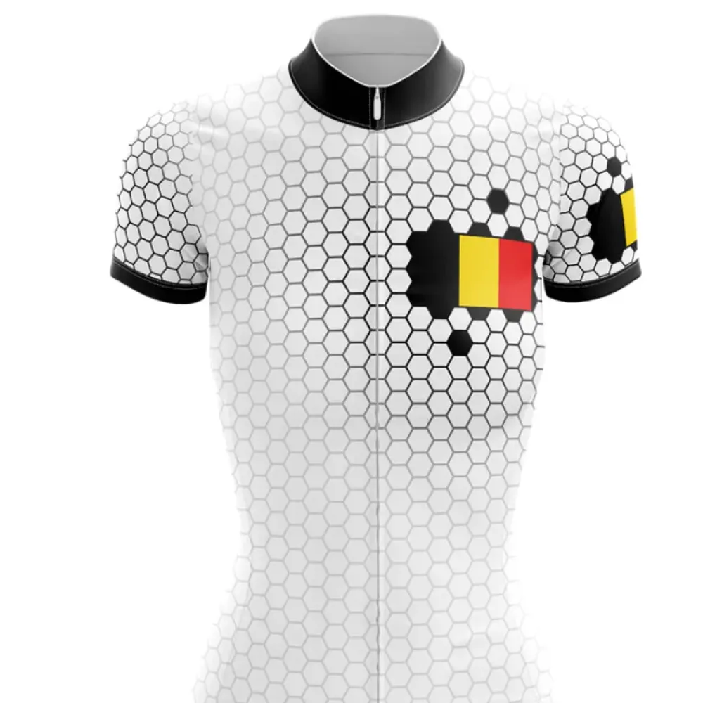 Belgium V5 Hexagon Pattern White/Red/Yellow