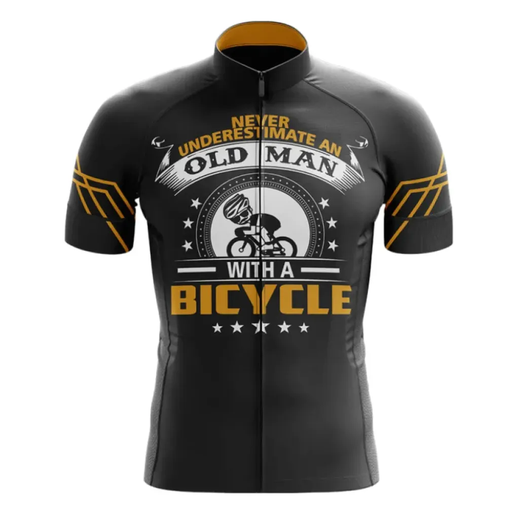Old Man V4 Cycling Kit Bold Black/Gold/White