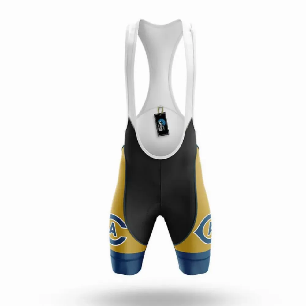 University of California Davis Cycling Bibs Comfortable Black/Gold/White