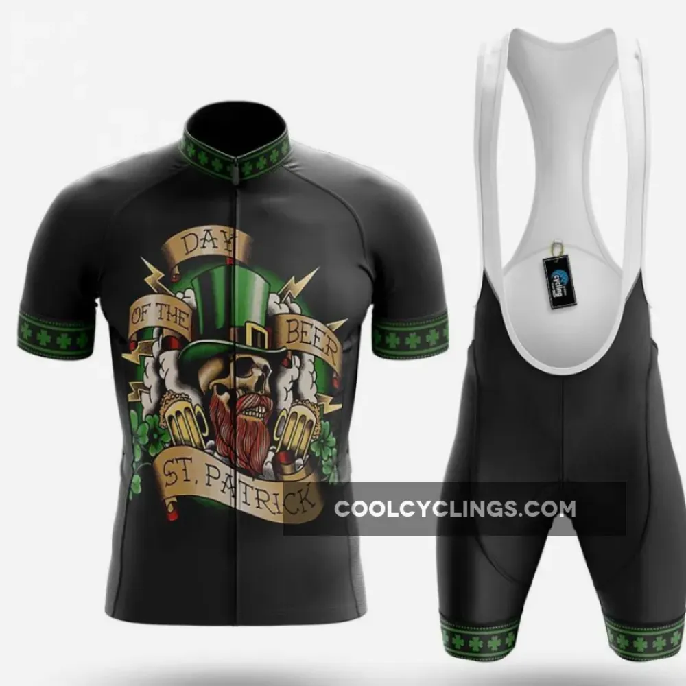 Cycling Kit Day Of The Beer Black/Green/White