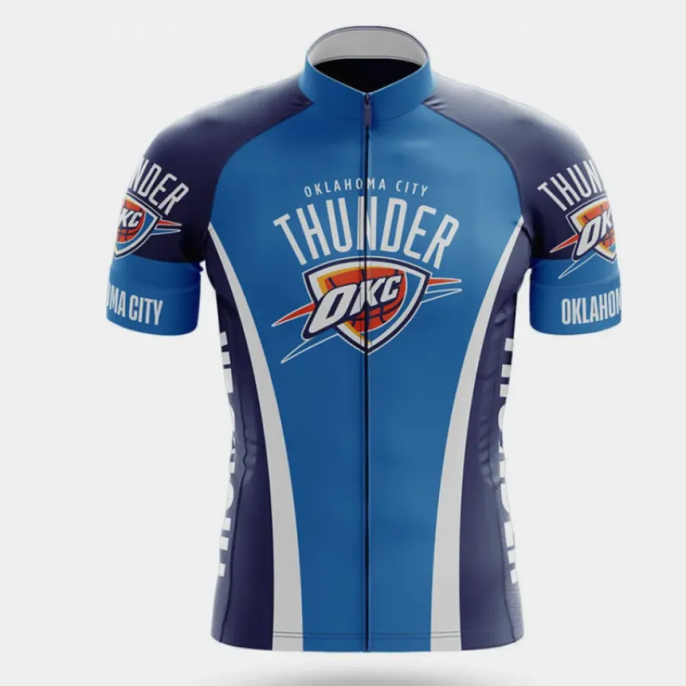 Thunder Cycling Jersey Blue/White/Navy