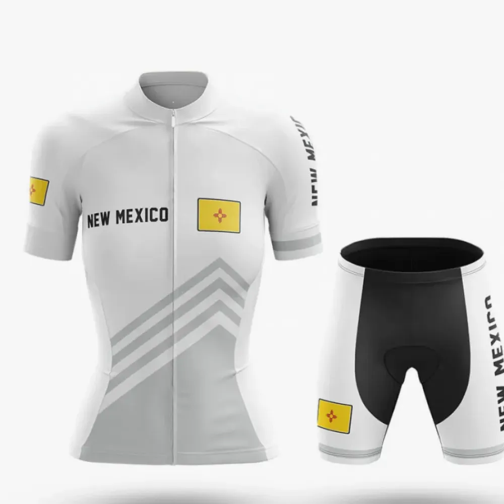 New Mexico S4 White Cycling Kit Full Set