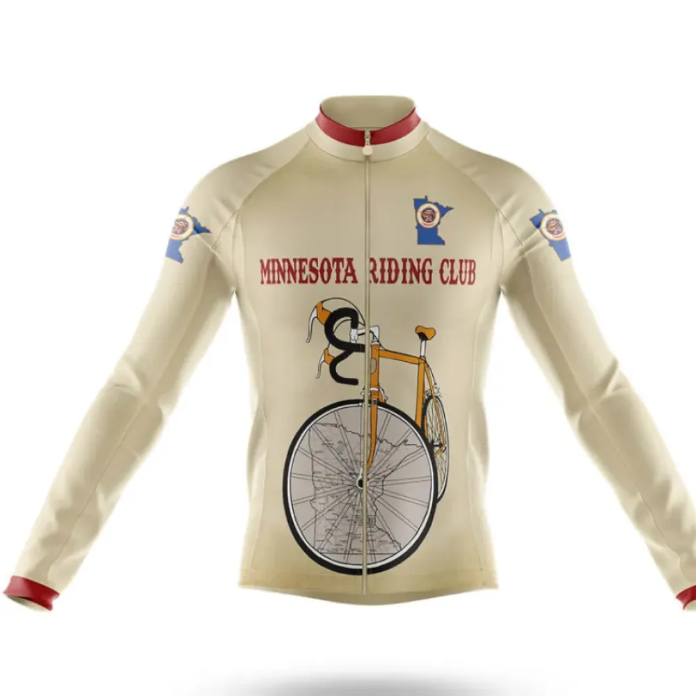 Minnesota Riding Club Long Sleeve Cream/Red/Gold