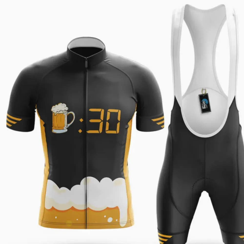 Cycling Thirty Beer Kit Black/Gold/White
