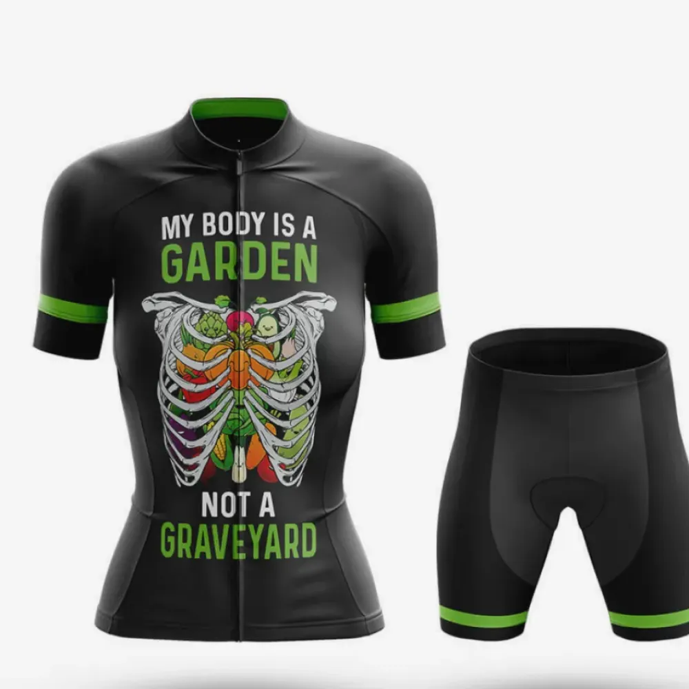 Vegan Body Garden Black/Green/Red