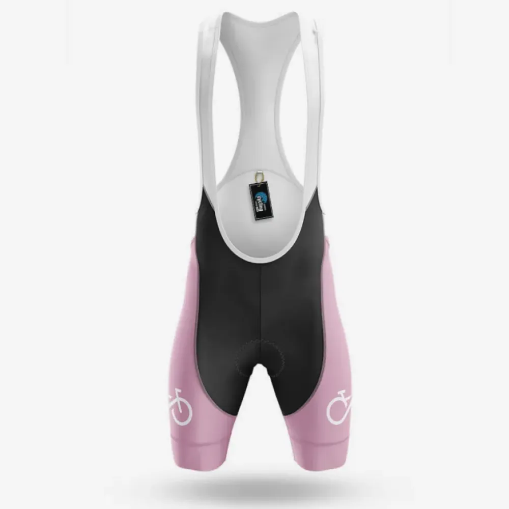 Cycling Bibs Breathable Pink/Black/Light Purple