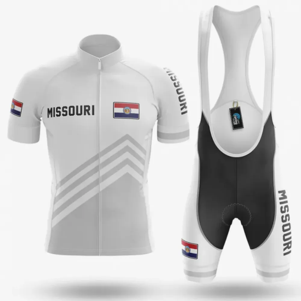 Missouri S4 Cycling Kit Full Set White/Black/Grey