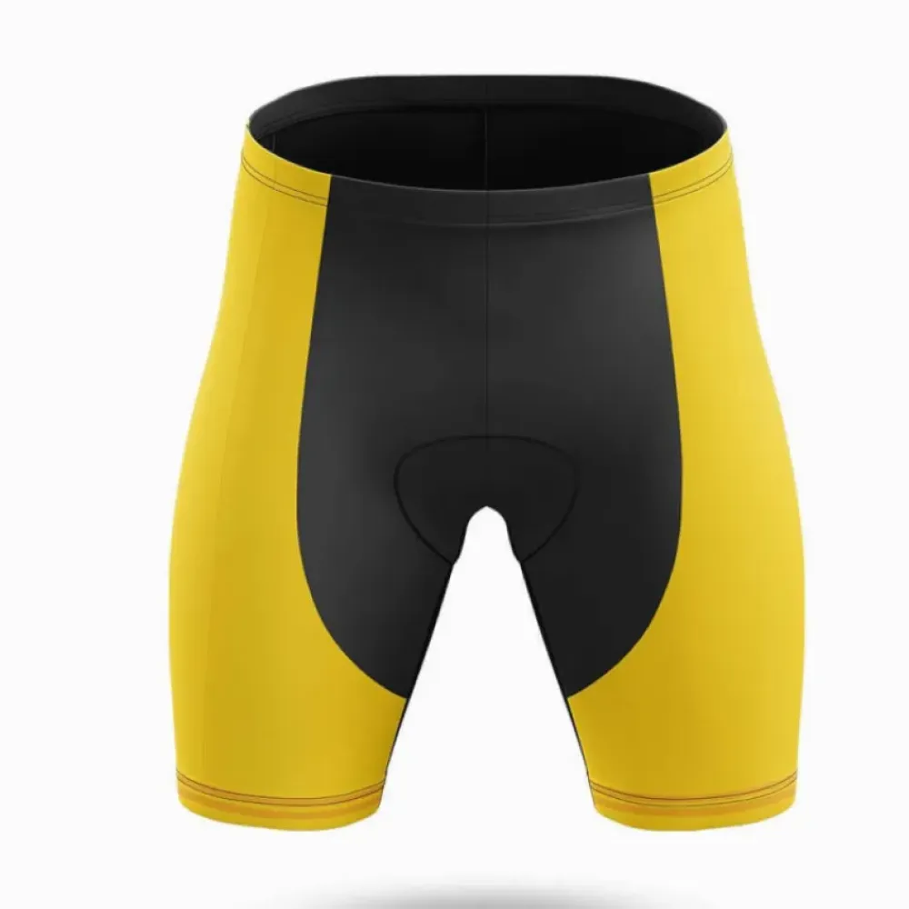 Kokopelli Cycling Jersey Shorts Yellow/Black/Gold