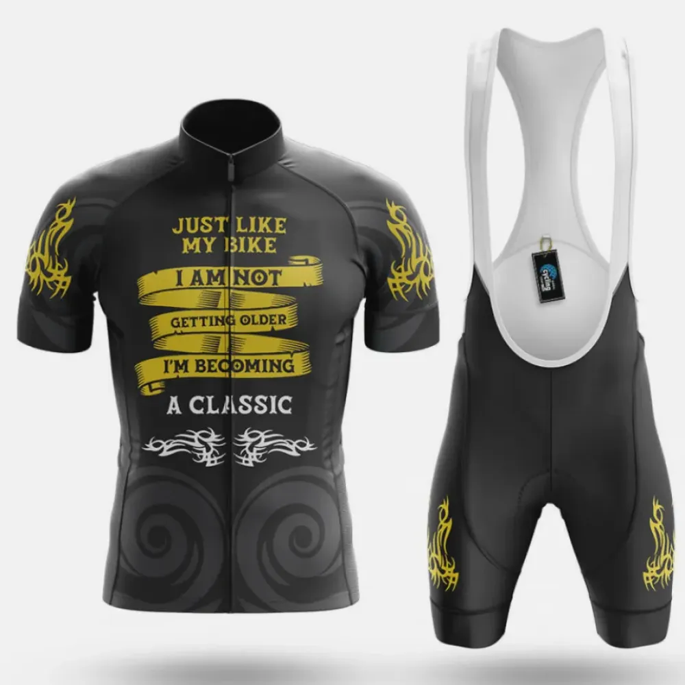 Cycling Kit Classic Black/Yellow/White